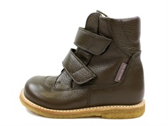 Angulus winter boots dark olive with TEX